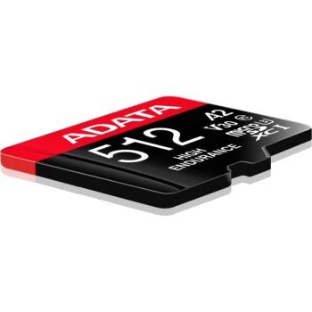 ADATA High Endurance 512 GB microSDXC, Speicherkarte (UHS-I U3, Class 10, V30, A2)